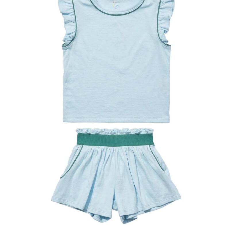 Bea Short Set in Mist Oso & Me