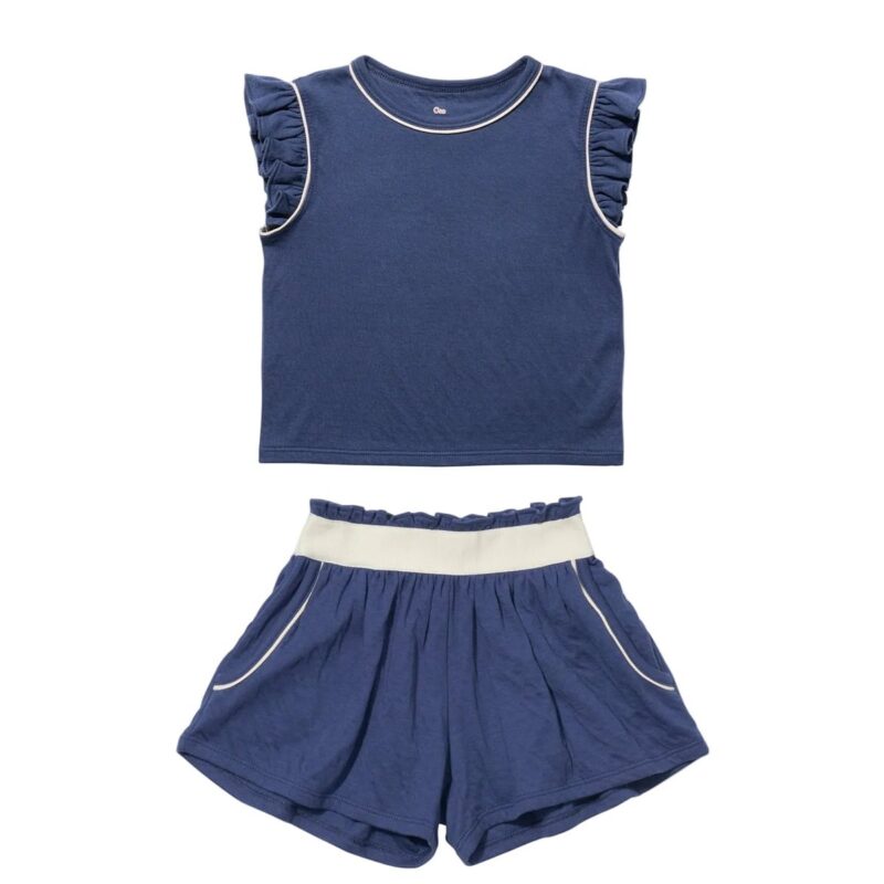Bea Short Set in Navy Oso & Me