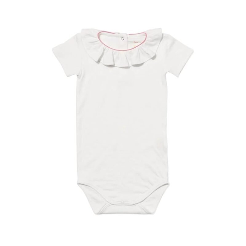 Belle Ruffle One-piece in Rose Piping Oso & Me