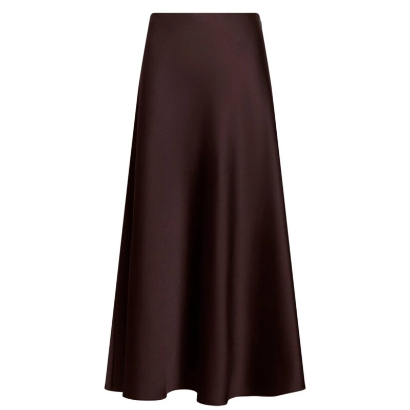 Beth Skirt in Dark Fig Tanya Taylor