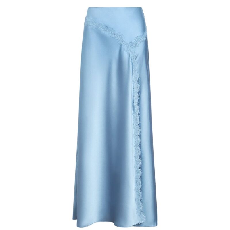 Bethany Skirt in Shadow Blue Tanya Taylor