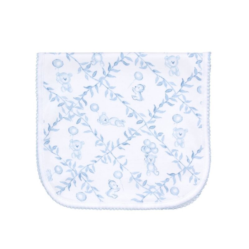 Blue Bears Trellace Burp Cloth Nellapima