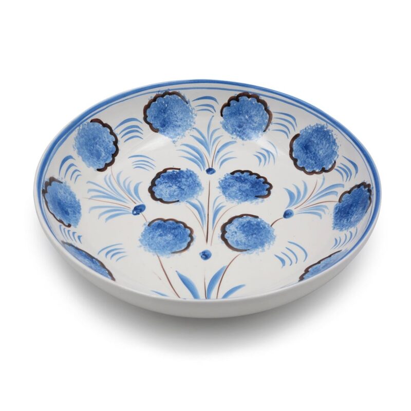 Blue Flower Serving Bowl Carolina Irving and Daughters