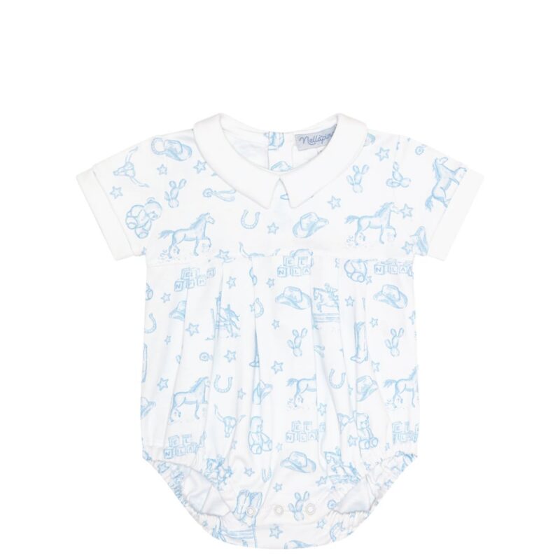 Blue Lone Star Toile Bubble Nellapima