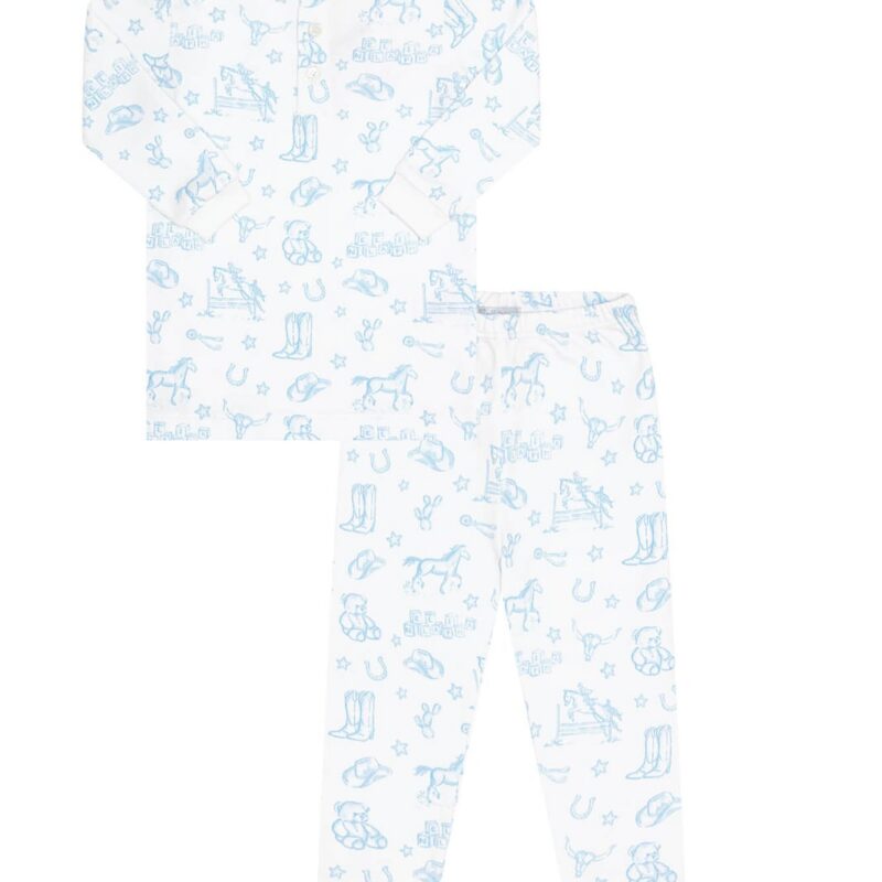 Blue Lone Star Toile Pajamas Nellapima