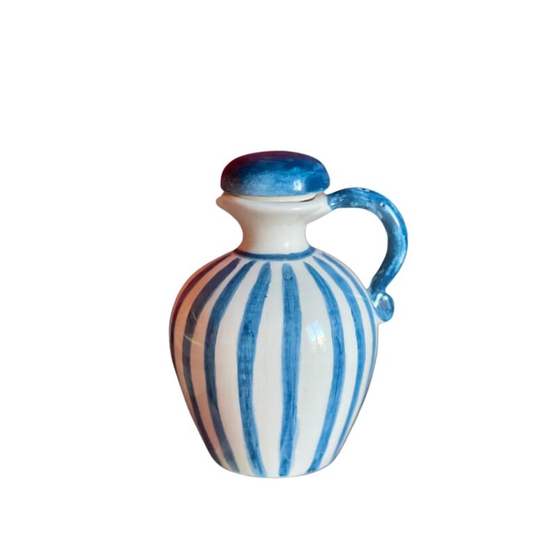 Blue Olive Oil and Vinegar Bottle, Set of 2 Sveva's Home