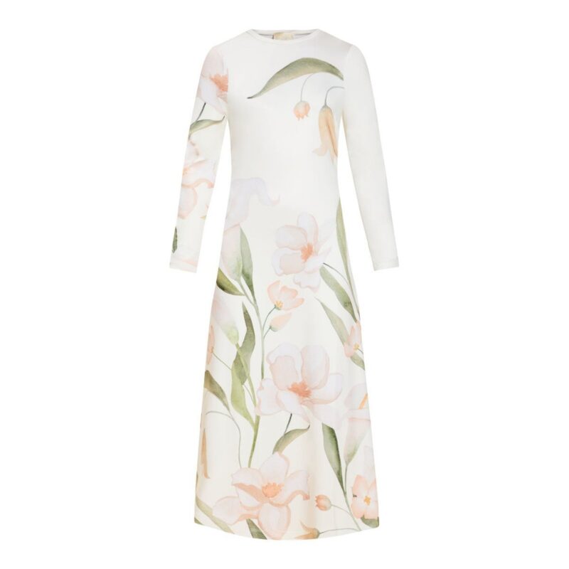 Bowery Midi Dress in Whispering Gardenia Mestiza New York