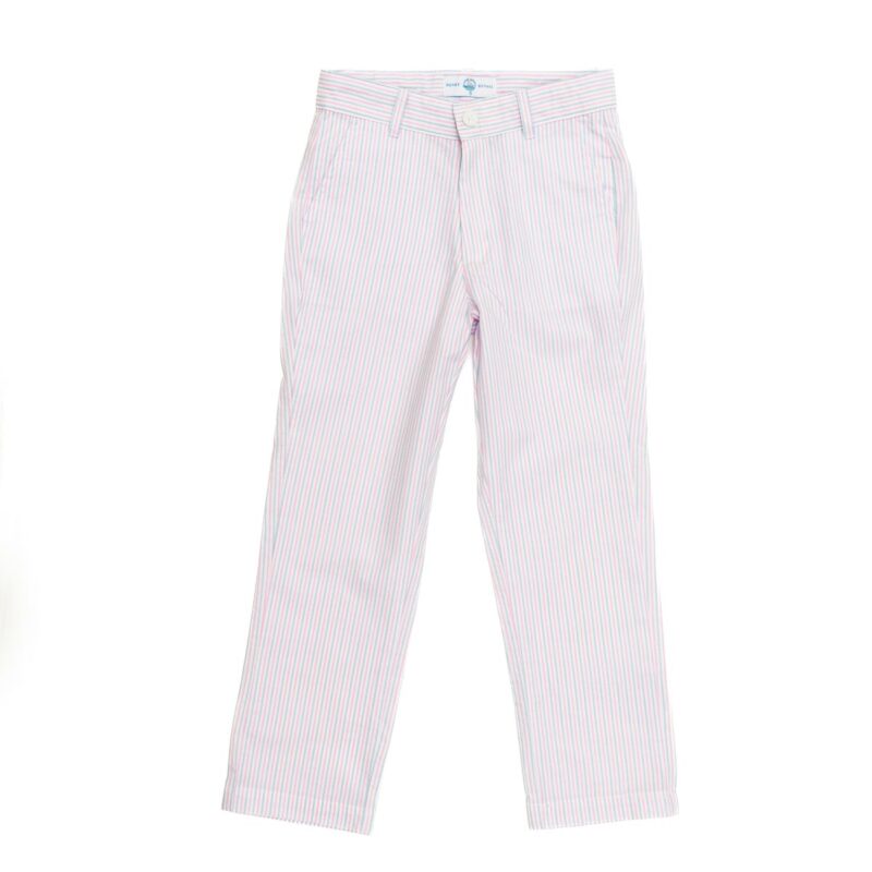 Bradford Trousers in Watercolor Seersucker Henry Duvall