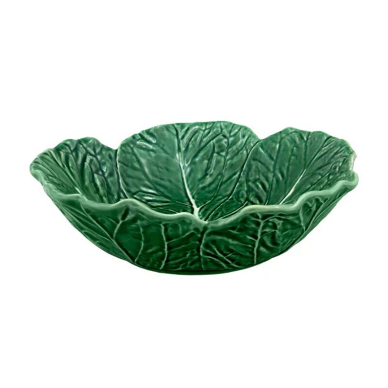 Cabbage Bowl 57 oz in Green Bordallo Pinheiro