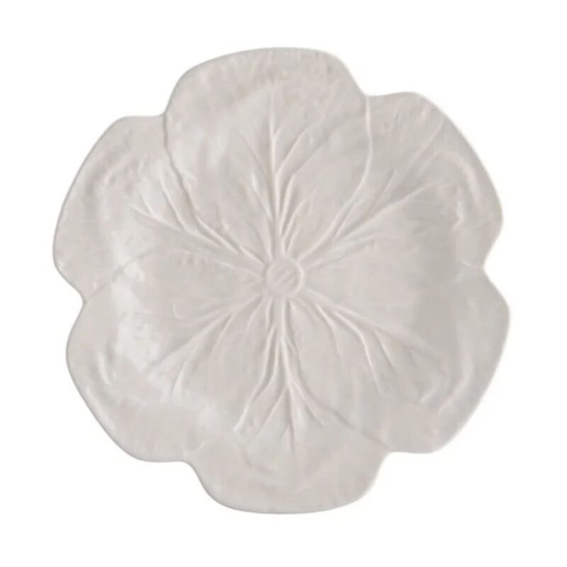 Cabbage Dinner Plate in Beige Bordallo Pinheiro