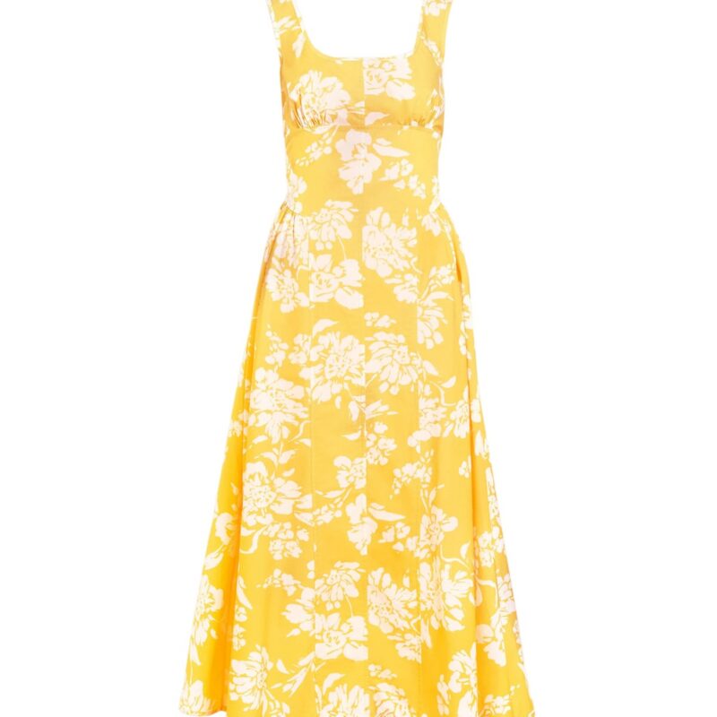 Cadence Dress in Buttercup Multi Tanya Taylor
