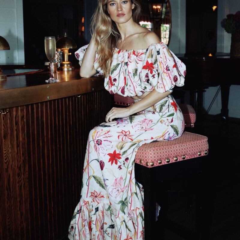 Camilla Set in Wild Jardin Louise New York