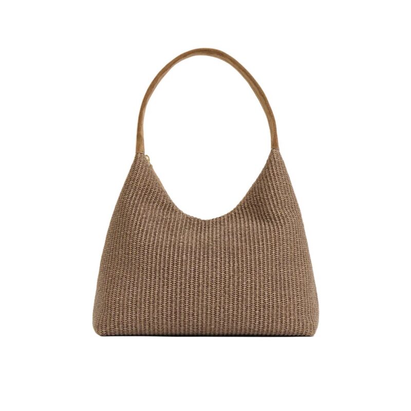 Candy Hobo in Anise Raffia/Anise Suede Mansur Gavriel