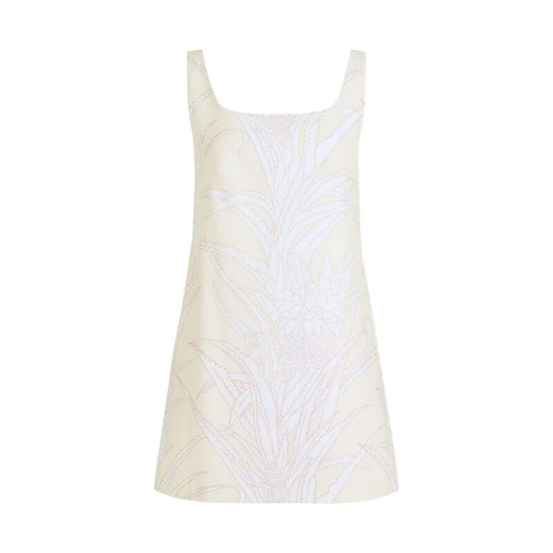 Cappie Mini Dress in Yellow Pineapple Coco Shop