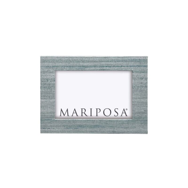 Capri Faux Grasscloth 4x6 Frame Mariposa