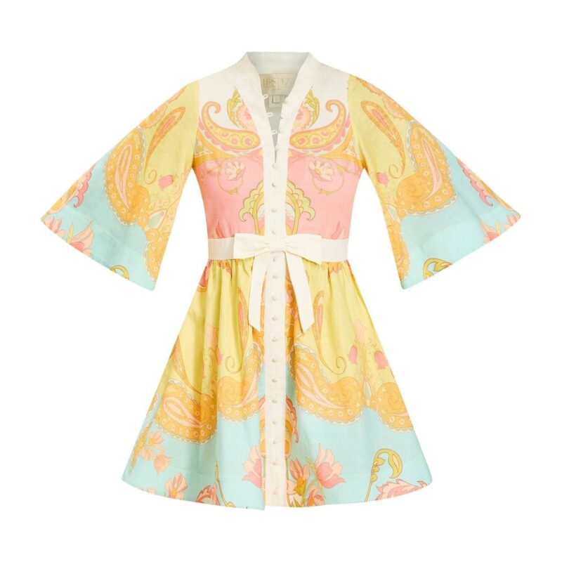 Carmen Mini Dress in Venetian Paisley Mestiza New York
