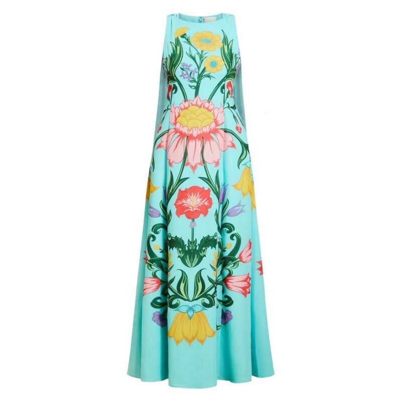 Cartagena Cape Gown in San Juan Garden Mestiza New York