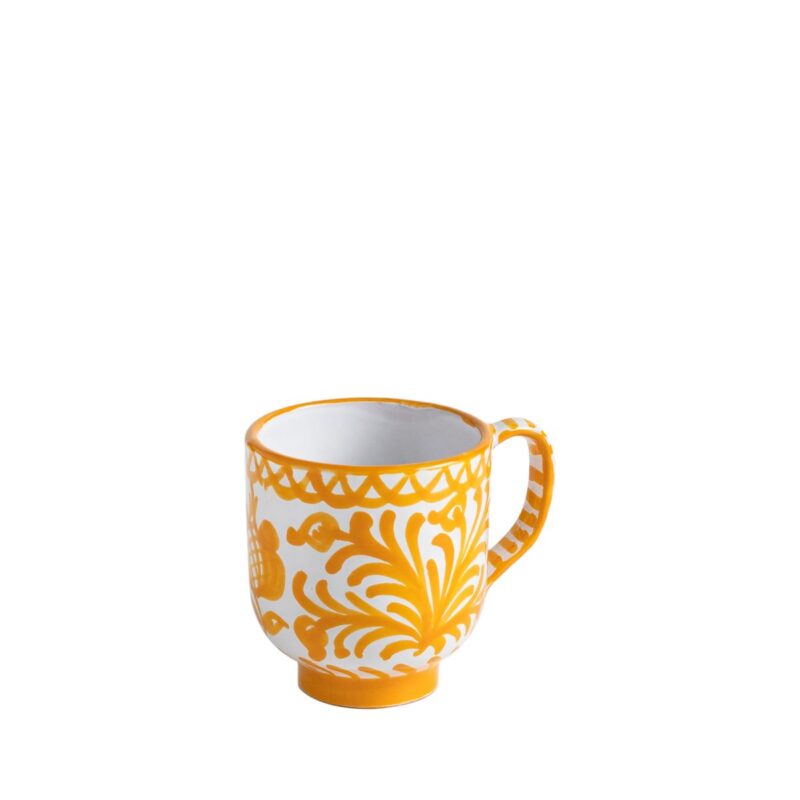 Casa Amarilla Mug with Hand-painted Designs Pomelo Casa
