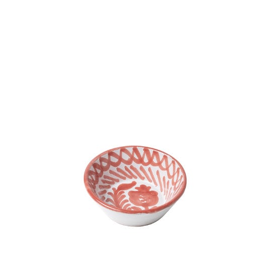 Casa Coral Mini Bowl with Hand-painted Designs Pomelo Casa