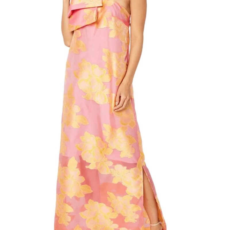 Cassie Gown Sorbet Peony Organza Abbey Glass