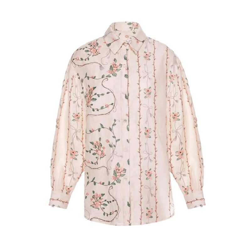 Cecilia Navegante Shirt Agua by Agua Bendita