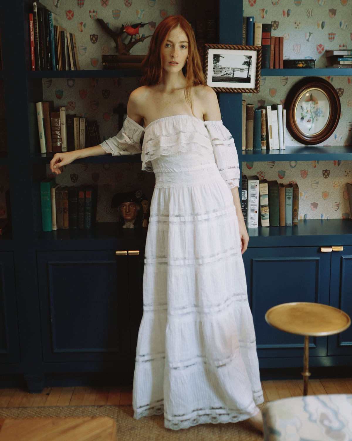 Celeste Dress in White Lace Louise New York