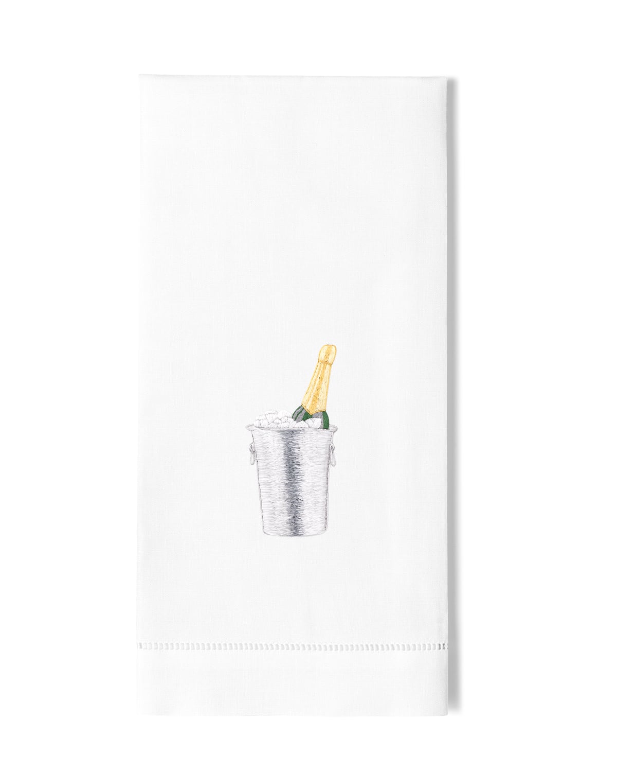 Champagne On Ice Hand Towel Henry Handwork