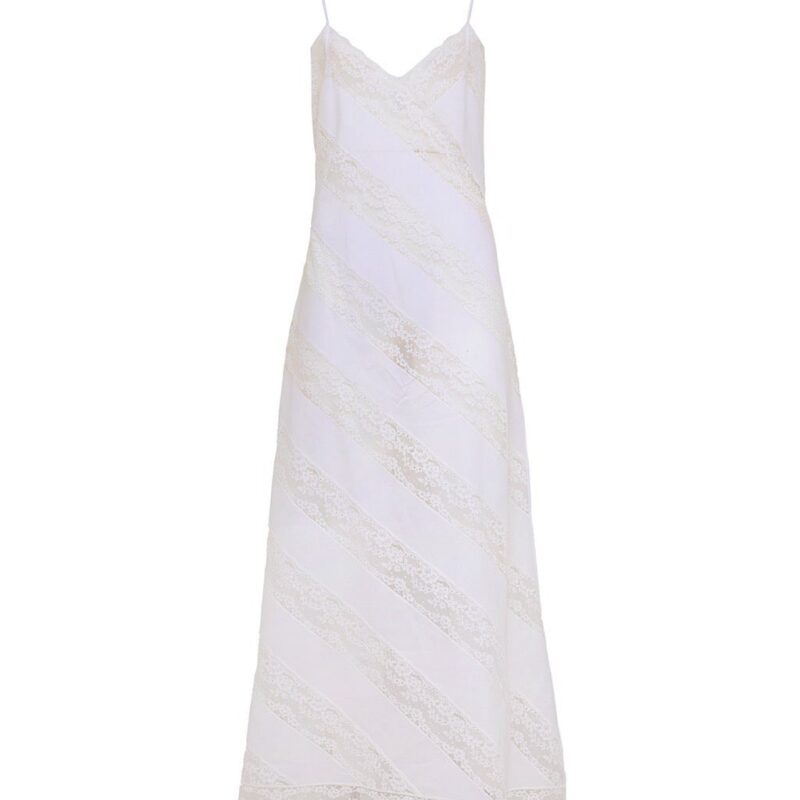 Chanel Long Dress in Optical Muslin Loretta Caponi