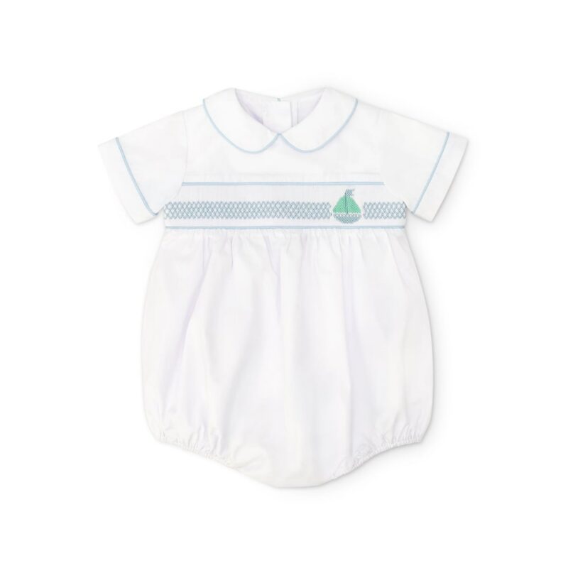 Charlie Bubble in Smocked Sailboats Henry Duvall