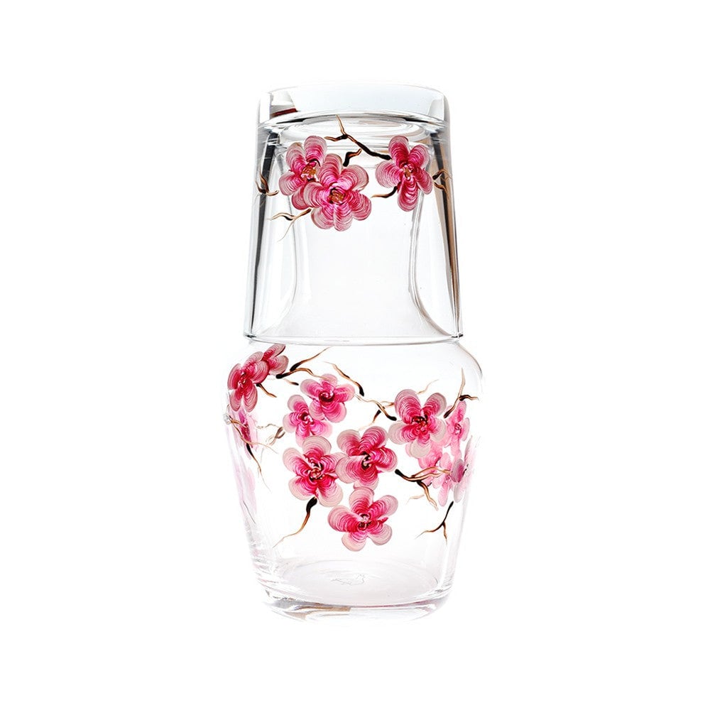 Cherry Blossom Carafe And Tumbler Petra Palumbo