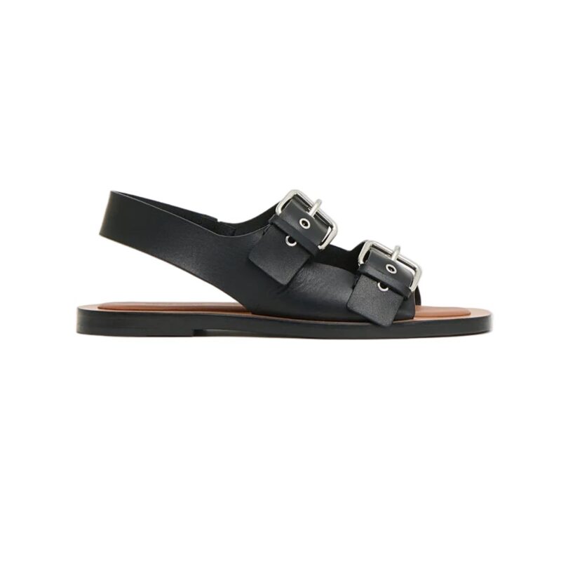 Cintura Sandal in Black Mansur Gavriel