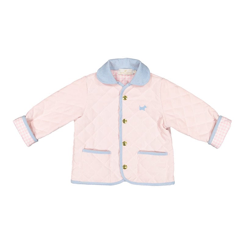 Classic Pink Quilted Jacket Sal & Pimenta