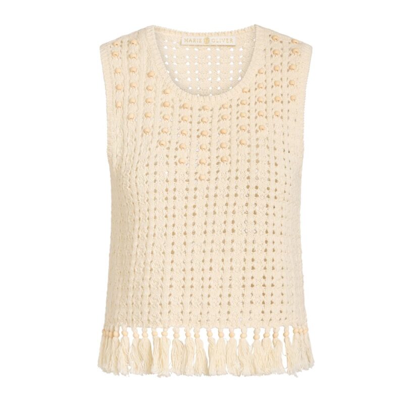 Collins Tank In Ivory Marie Oliver