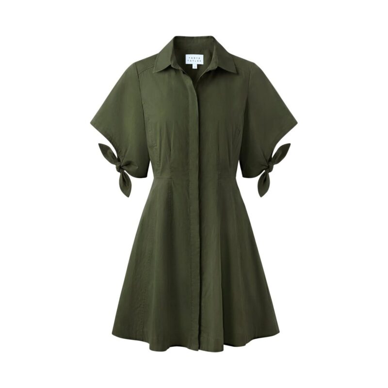 Corinna Dress in Army Tanya Taylor