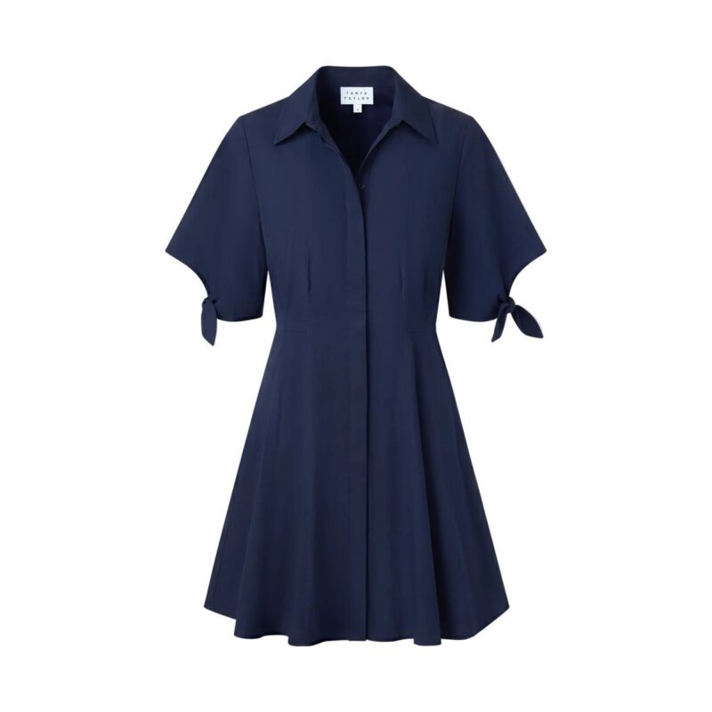 Corinna Dress in Maritime Blue Tanya Taylor