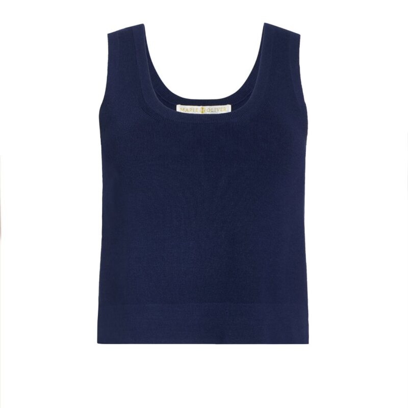 Corinne Top In Navy Marie Oliver