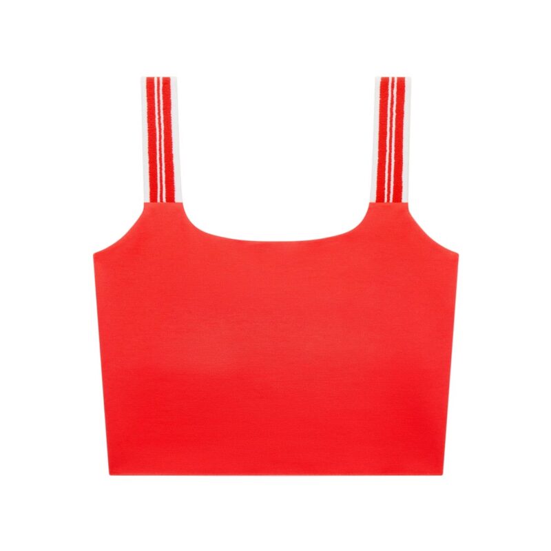 Court Stretch Tank in Spence Red