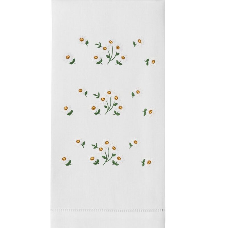 Daisies Scatter Hand Towel Henry Handwork