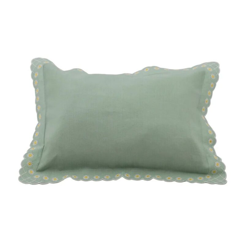 Daisy Boudoir Sham in Celadon Esencial Hogar