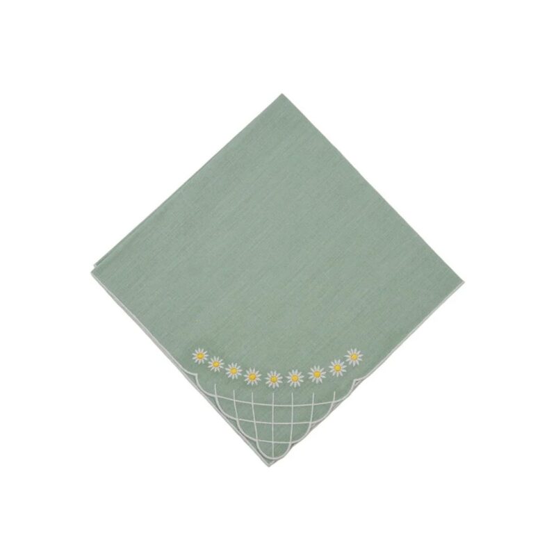 Daisy Dinner Napkin in Celadon Esencial Hogar