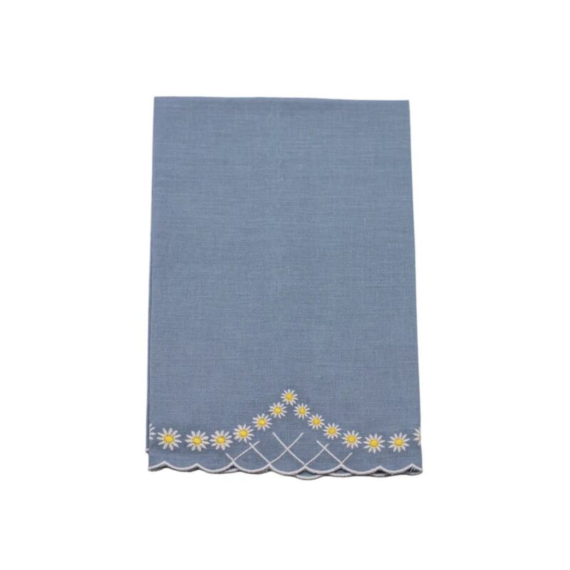 Daisy Guest Towel in Blue Esencial Hogar