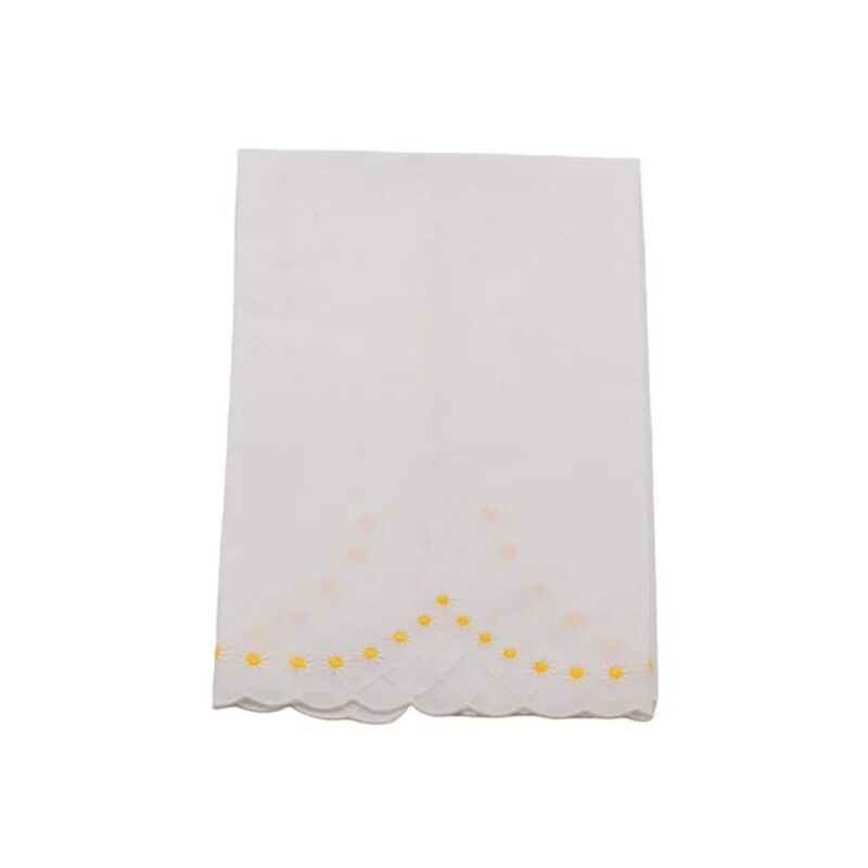 Daisy Guest Towel in White Esencial Hogar