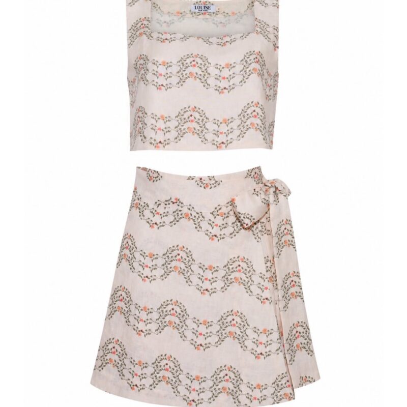 Daphne Set in Floral Trellis Louise New York
