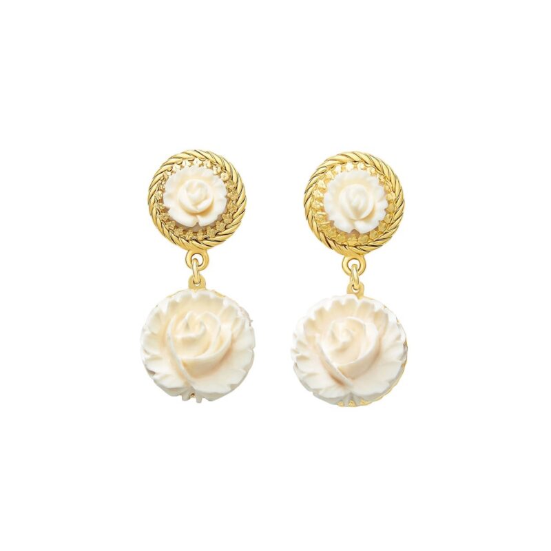Desert Rose Earrings Brinker + Eliza