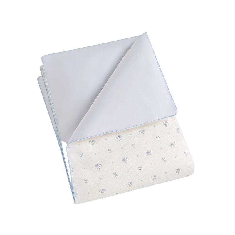 Ditsy Floral Baby Duvet in Blue Gooselings