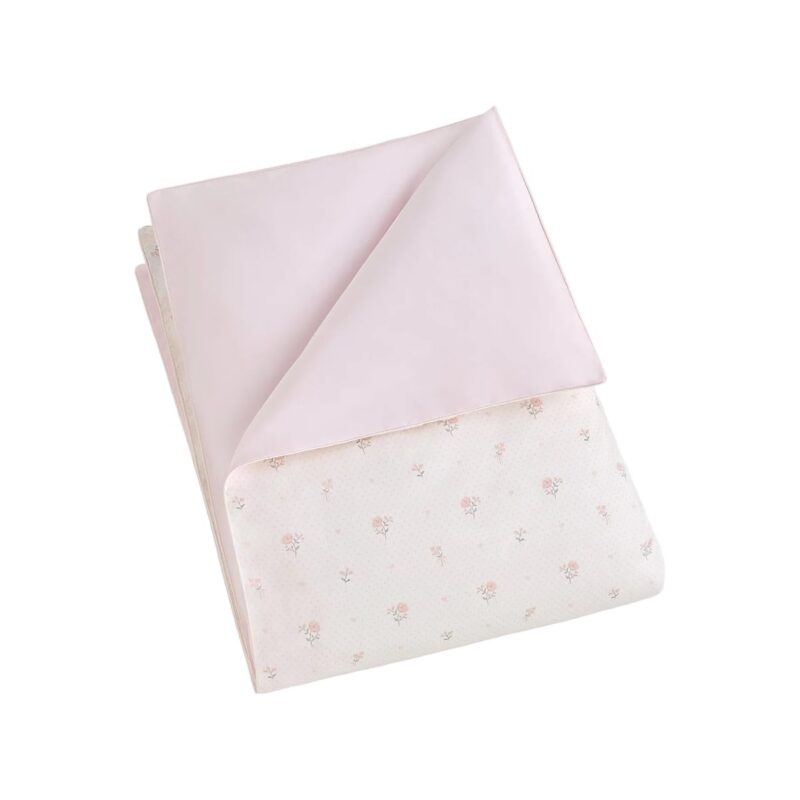 Ditsy Floral Baby Duvet in Pink Gooselings