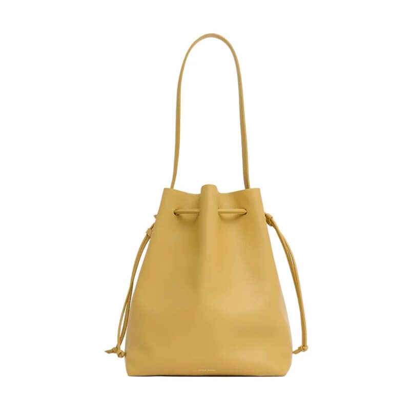 Drawstring Cabas in Paglia Mansur Gavriel