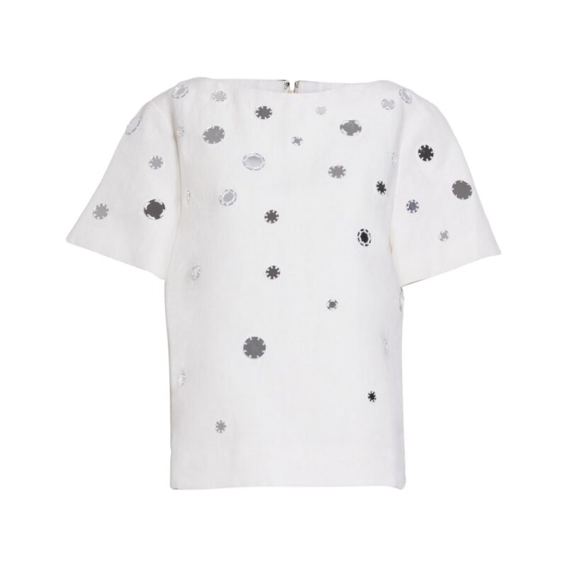 Eden Top in Cream Tanya Taylor