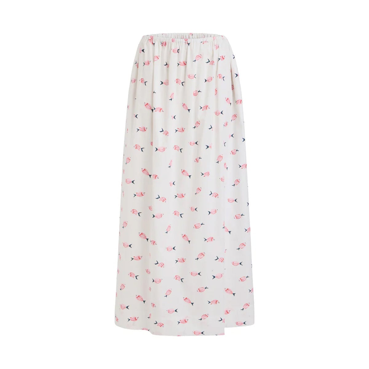 Elastic-Waist Skirt in Vintage Pink Fish Coco Shop