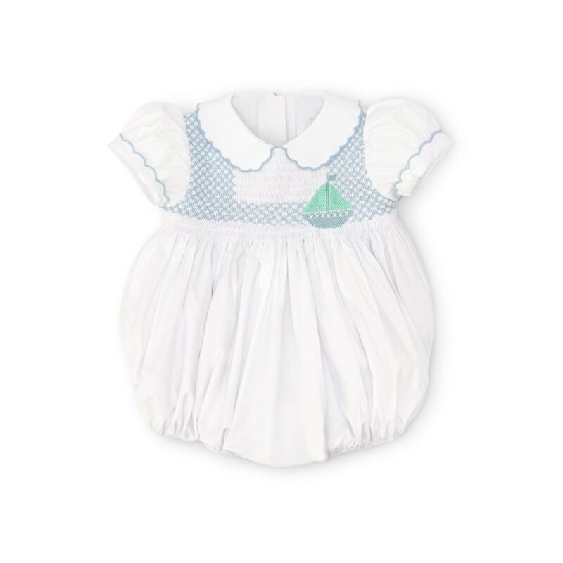 Eloise Bubble in Smocked Sailboats Henry Duvall